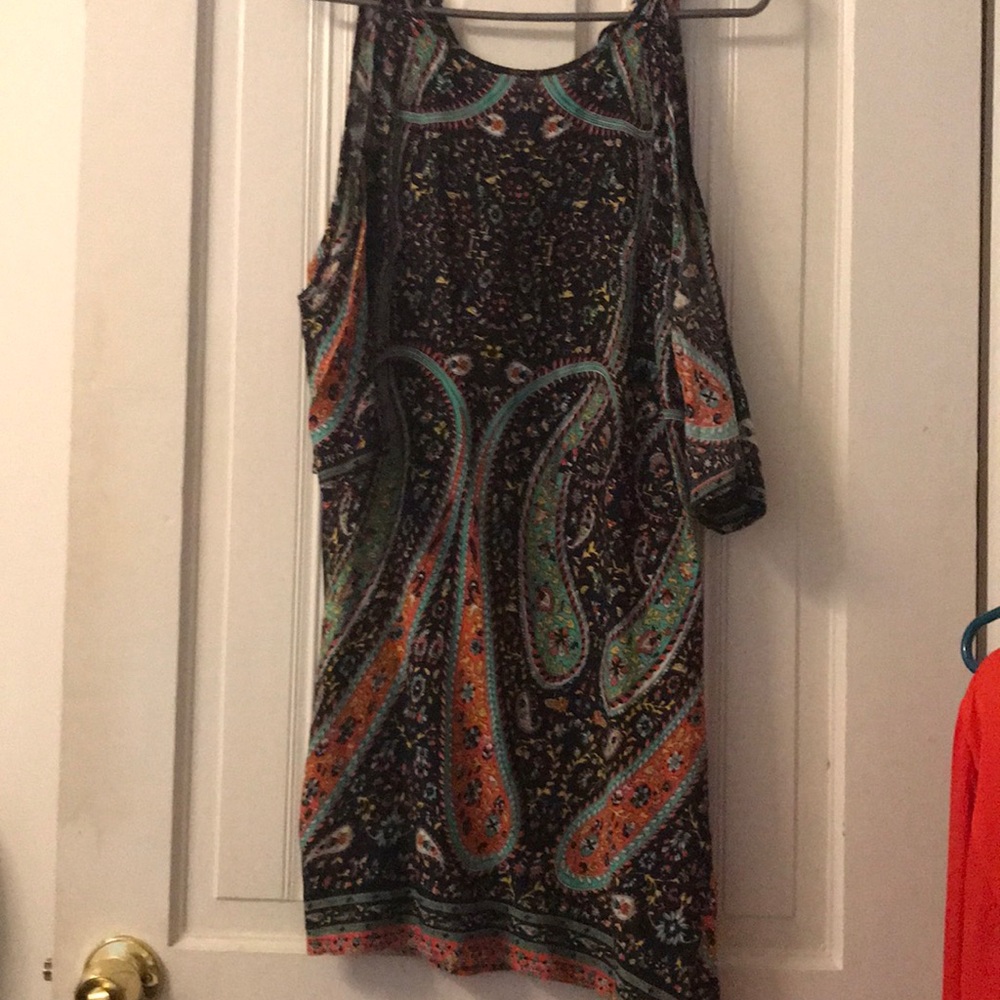 Fall dress printed dress